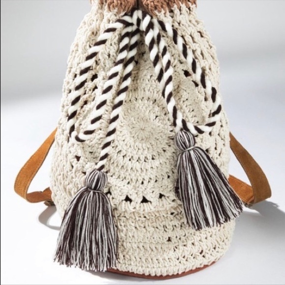 The CALISTA Crochet Backpack - Picture 1 of 9